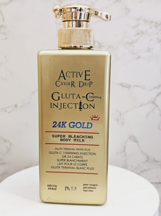 Active Caviar Drip Gluta- C Injection 24K Gold Lotion